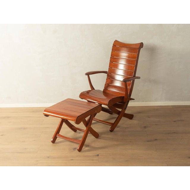 Wood Garden Furniture Set by Triconfort, 1980s, Set of 9 For Sale - Image 7 of 17