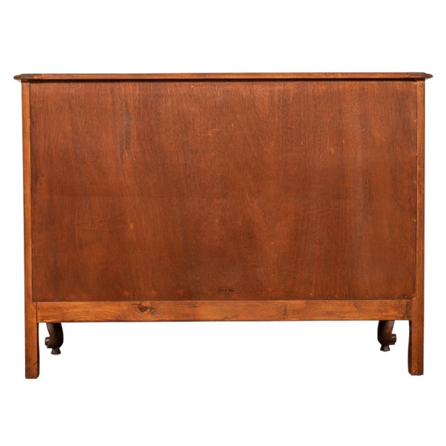Henredon French Louis XV Style Carved Fruitwood Block Front Chest / Commode by Henredon For Sale - Image 4 of 10