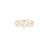 Transparent Natural Uncut Diamond 18k Yellow Gold Stacking Band Ring Size 9.5 For Sale - Image 8 of 8