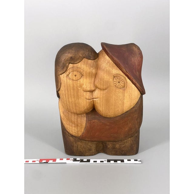 Henryk Zegadlo, Lovers, 1980s, Wood For Sale - Image 9 of 11