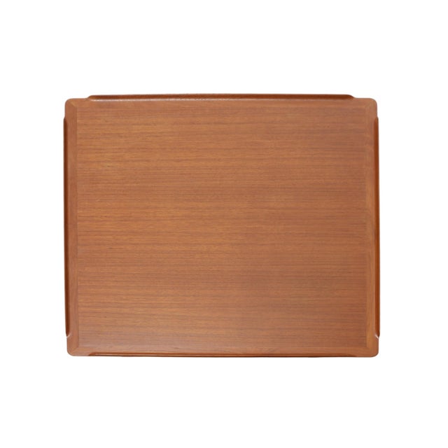 1970s 1970s Poul Jensen for Selig Square Teak Coffee Table For Sale - Image 5 of 6