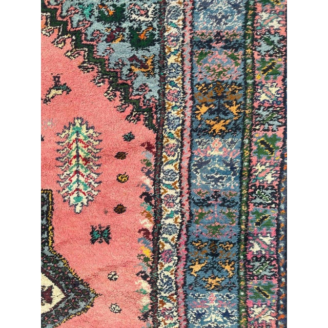 Vintage Moroccan Rustic Rabat Rug, 1960s For Sale - Image 12 of 18