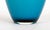 Late 20th Century Late 20th Century Murano Tiffany Blue Cased Glass to Clear Vase For Sale - Image 5 of 6