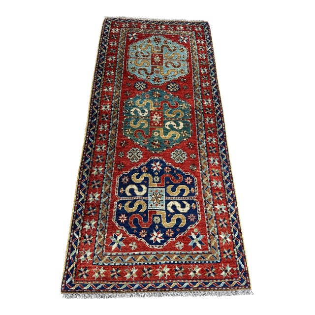 Hand Knotted Tribal Persian Runner Rug For Sale
