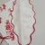 Handmade Red Toile Scalloped Christmas Tree Skirt with Red Piping For Sale - Image 6 of 9