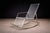 Mid-Century Modern Rocking Chair in Metal and Acrylic, Unknown, 1970s For Sale - Image 3 of 8