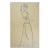 Vintage 1930's Pinup Girl Illustration Drawing For Sale