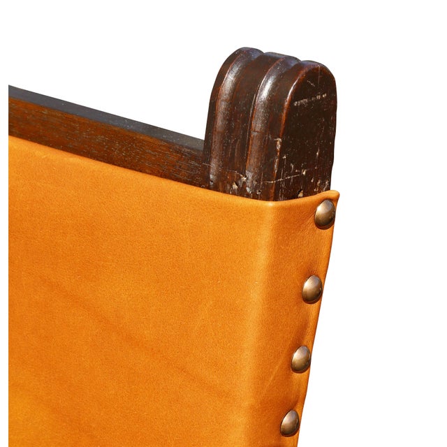 Spanish Baroque Walnut Armchairs - a Pair For Sale - Image 12 of 13