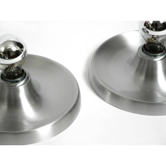 1960s Vintage Space Age Pop Art Aluminum Wall Lamps, 1960s, Set of 2 For Sale - Image 5 of 18