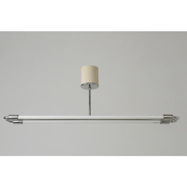 Fluorescent Horizontal Duo Lamp, Germany, 1950s For Sale - Image 6 of 12