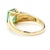 2020s 1.60 Carat Emerald & Diamond 14k Gold Classic Set Ring, Size 7.25 For Sale - Image 5 of 8