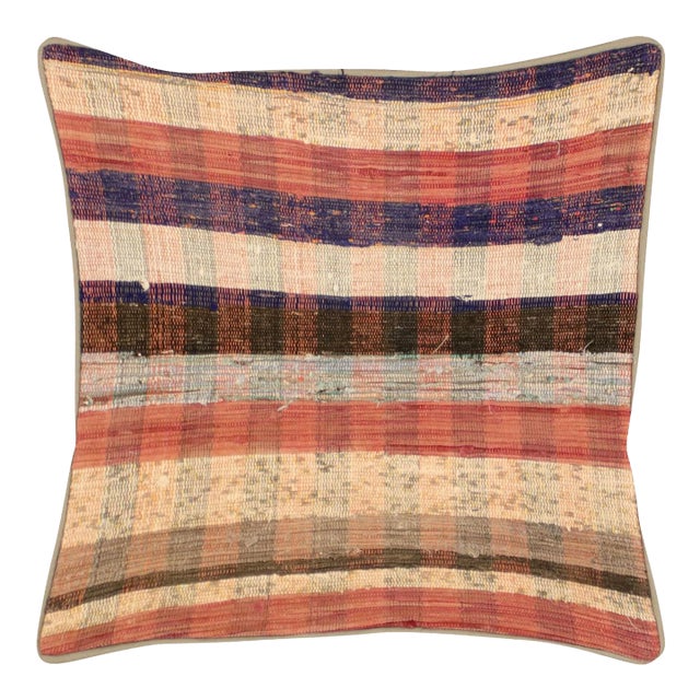 1960s Turkish Rag Pillow For Sale