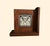 Art Deco Pair of Motawi Oak Bookends With Owl Tile Insets For Sale - Image 3 of 6