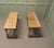 1910s Antique Bleached Oak Benches, 1910, Set of 2 For Sale - Image 5 of 8