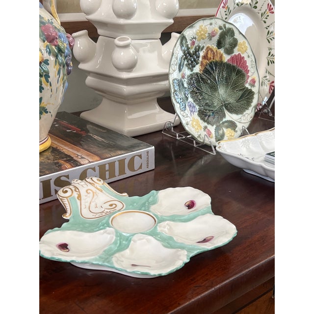 Limoge Oyster Plate for Haviland Co. For Sale - Image 12 of 12