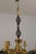 Neoclassical 8 Arm Iron Black & Gold Chandelier For Sale - Image 11 of 12