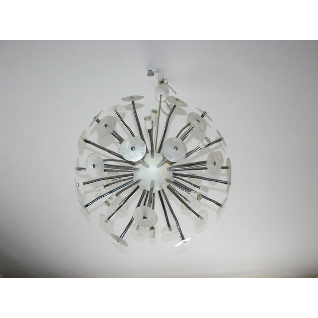 Space Age Italian Hanging Lamp from Arditi, 1980s, in Good conditions. Designed 1980 to 1989 Up to 250V (Europe/UK...