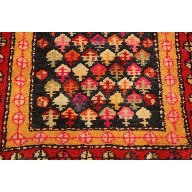 Vintage Persian Hamadan Rug - 01'10 X 03'00 For Sale - Image 4 of 9