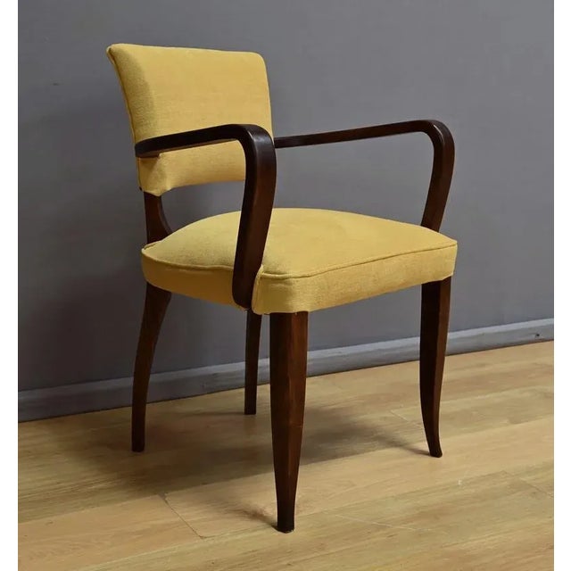 Vintage Bridge Armchairs, 1940, Set of 4 For Sale - Image 9 of 16