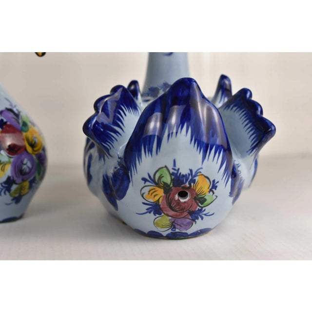 Vintage Ceramic Decorated Swans Floral Display - a Pair For Sale - Image 9 of 12