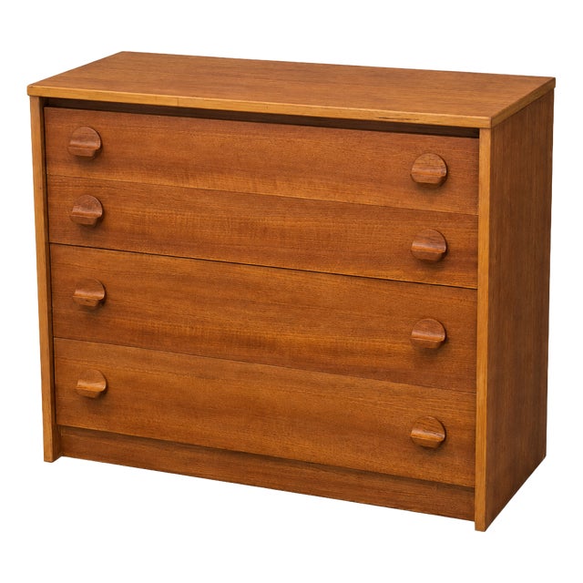 Stag Cantata Teak Chest of Drawers Ron Carter 1960s from Stag For Sale