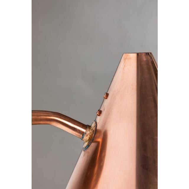 Copper Hans-Agne Jakobsson 'Tratten' Polished Copper Outdoor Sconce For Sale - Image 8 of 11