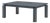 Sardinia Outdoor Aluminum Coffee Table - Gray For Sale