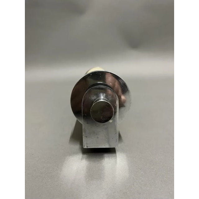 1930s Modernist Nickel Wall Light, 1930s For Sale - Image 5 of 10