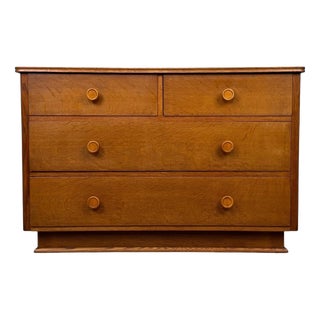 20th Century English Oak Chest of Drawers For Sale