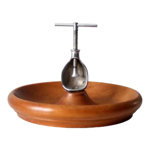 Vintage Walnut Nutcracker Bowl