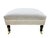 White Pearl White Bouclé Chaise Lounge Chair With Matching Ottoman and Kidney Pillow For Sale - Image 8 of 10
