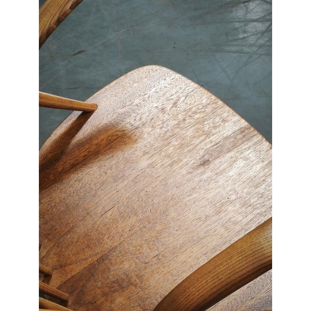 Wood Danish Modern Rocking Chair by Niels Eilersen for Illum Wikkelsø, 1960s For Sale - Image 7 of 13