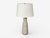 Mid-Century Modern 1960s Gordon & Jane Martz, Large Table Lamp, Light Grey Ceramic, Usa For Sale - Image 3 of 9