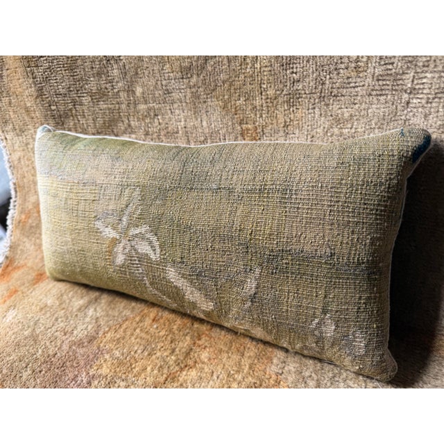 Antique Flemish Brussels Tapestry Pillow, 17th Century Baroque For Sale - Image 4 of 7