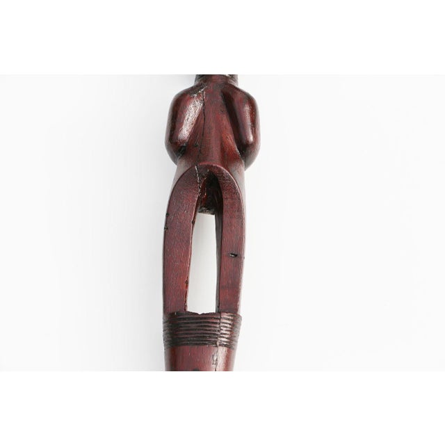 Lwena Anthropomorphic Female Axe, Angola, Mid 20th Century For Sale - Image 10 of 13