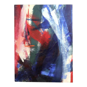 David LeverettAbstract Landscape "Storm" Oil Painting British Artist David Leverett