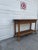 Late 20th Century Vintage Boho Rattan & Wicker Console Table With Drawer and Woven Shelf For Sale - Image 5 of 12