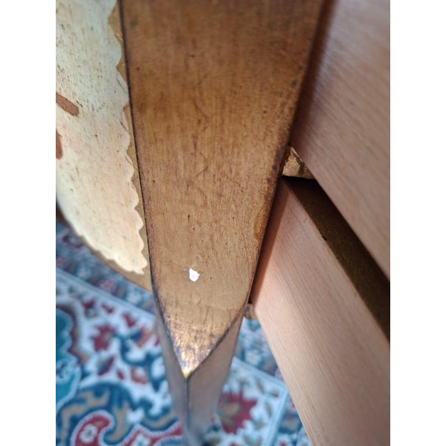 Wood Lacquered and Gilded Oval Coffee Table, 1960s For Sale - Image 7 of 18