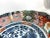 Late 20th Century Vintage Japanese Imari Red, Blue and White Decorative Large Porcelain Bowl With Gold Detailing For Sale - Image 5 of 10
