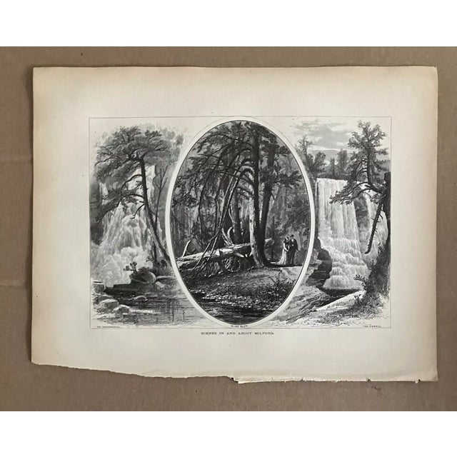 Up for sale is this beautiful antique print from Volume II of "Picturesque America", a two-volume set of books describing...