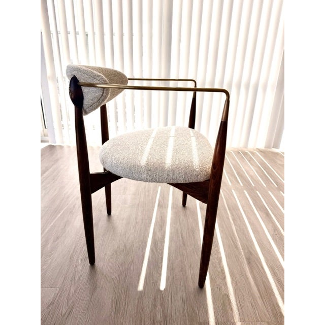 Brown Mid 20th Century Viscount Chair Attributed to Dan Johnson For Sale - Image 8 of 17