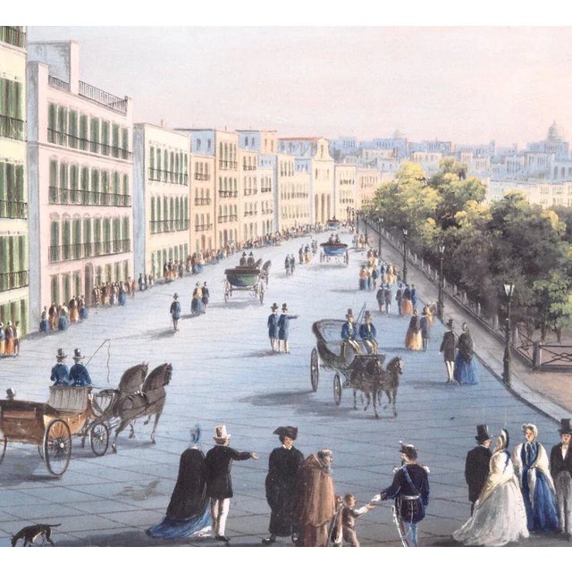 19th Century Italian Gauche, in Good conditions.