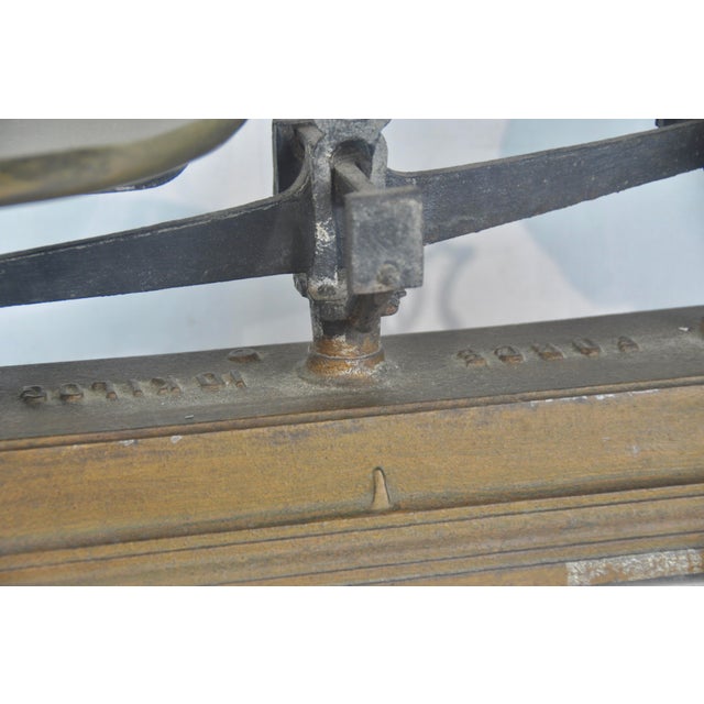 French Iron Scale 10 KG, 1950s For Sale - Image 10 of 13