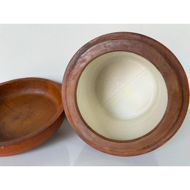 Mid-Century Danish Modern Teak Wood Ice Bucket For Sale - Image 11 of 11