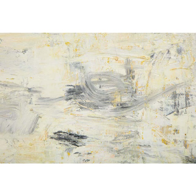 Leila Pinto, "Wall Street Series-Lo Vol II" signed, oil on canvas 20 x 16 Born and raised in India, Leila’s artistic sense...