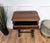 Wood Antique Italian Carved Wood Sewing Table with Bobbin Barley Twist Legs, 1890s For Sale - Image 7 of 9