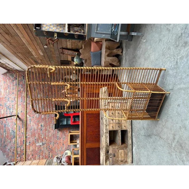 1960s Rattan Locker Room from DLG Audoux Minet, 1960s For Sale - Image 5 of 13