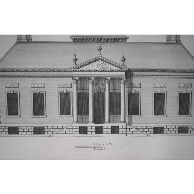 Late 18th Century The Elevation of Wilberry House in the County of Wilt the Seat of William Benfon Esq p.52 For Sale - Image 5 of 5