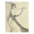 1926 Art Deco French Erotic Nude Dancer Lithograph For Sale