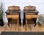 Wood Italian Art Deco Nightstands in Burl Walnut, 1940s, Set of 2 For Sale - Image 7 of 10